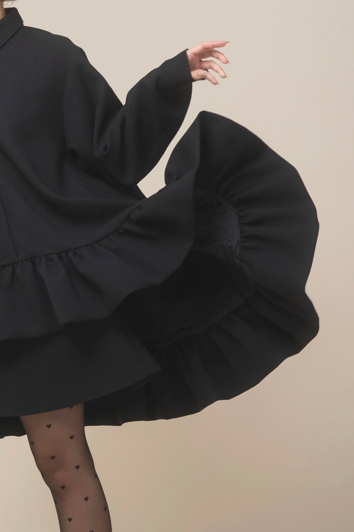 DOUBLE FRILL SHIRT
