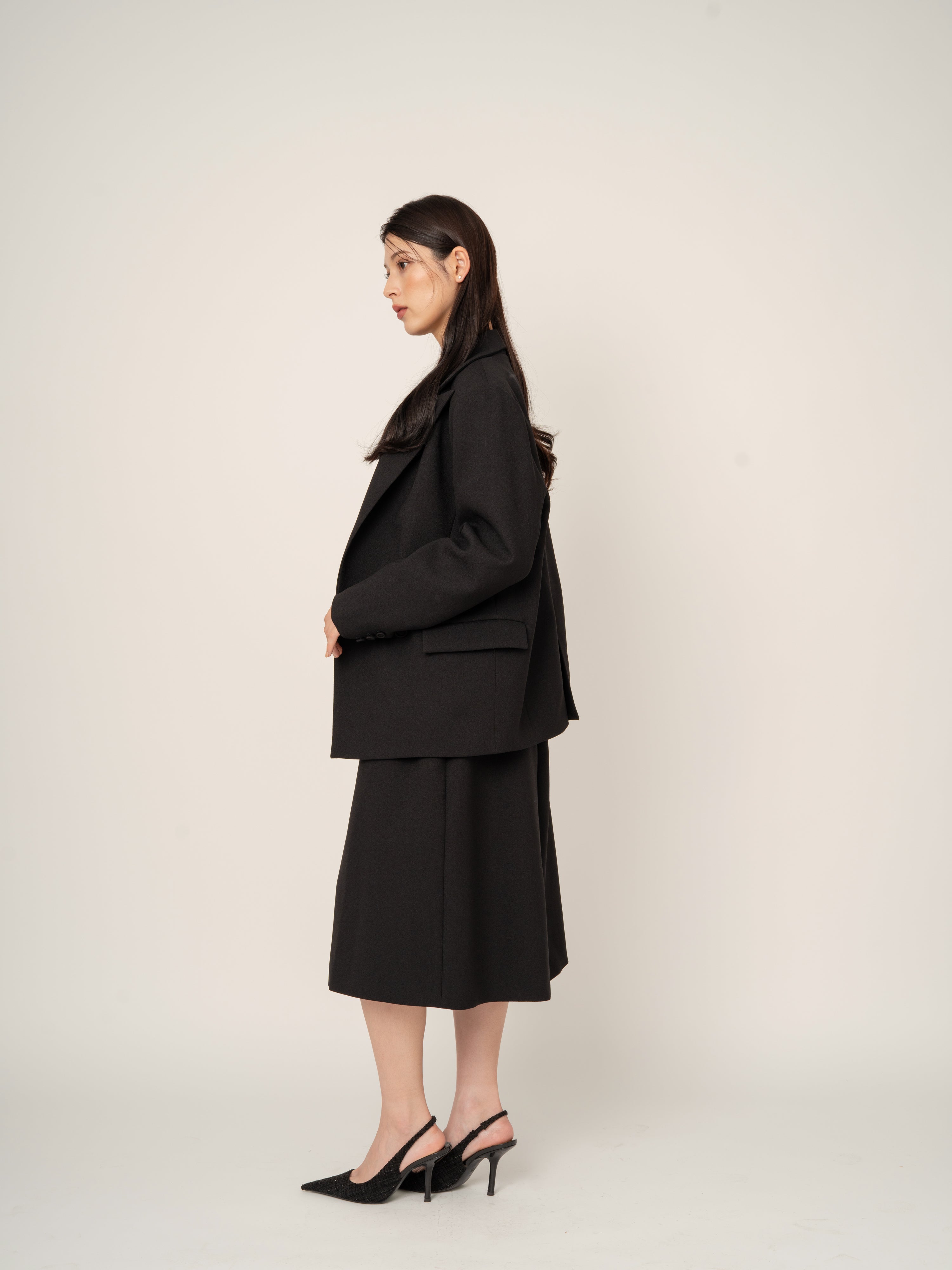 TUCK CULOTTE PANTS
