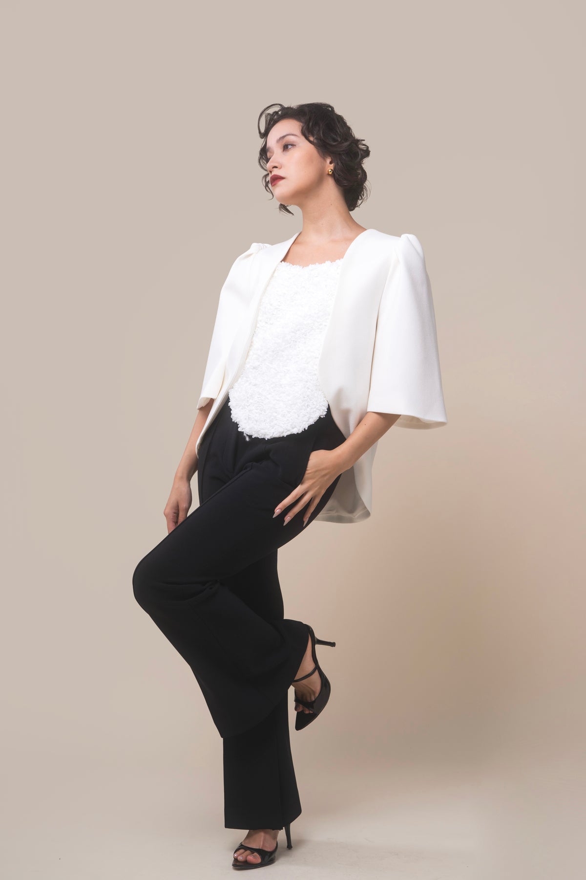 FLOWER TULLE JACKET