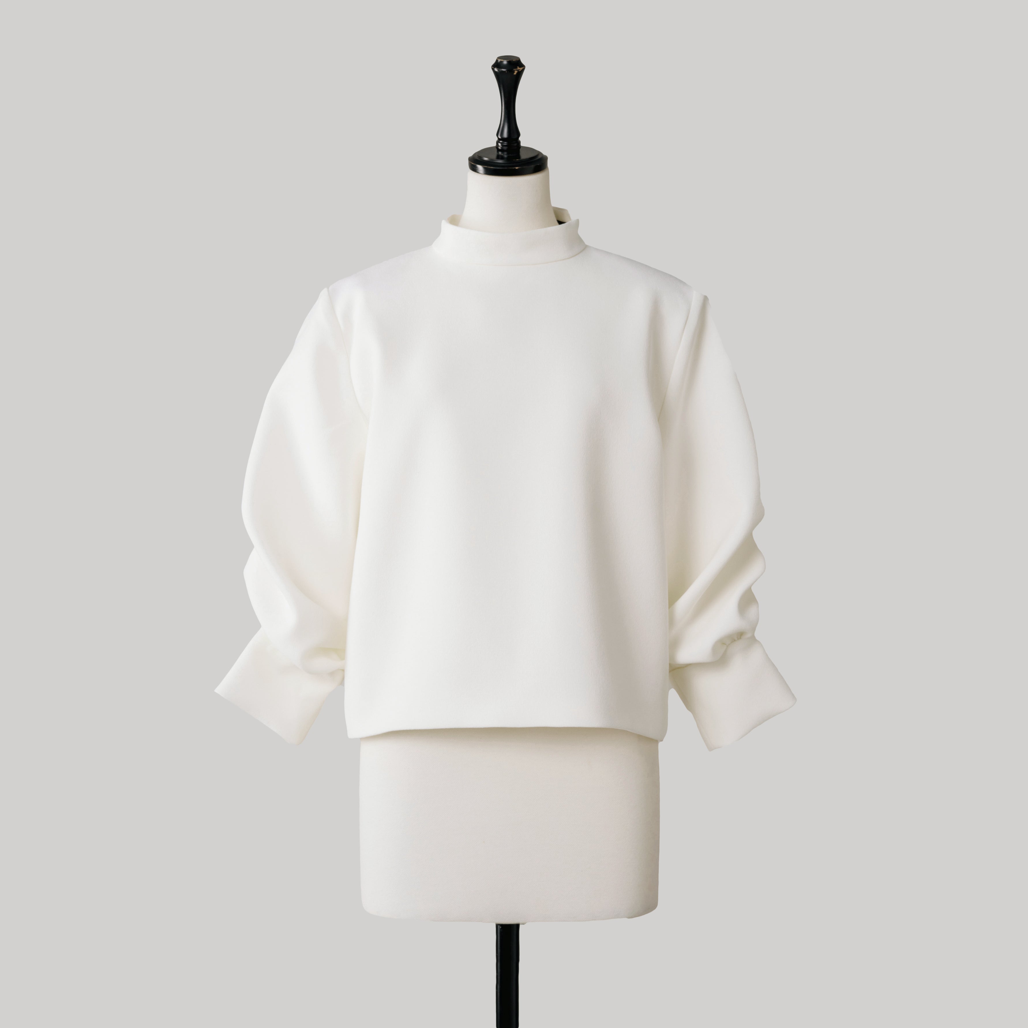 MOCK NECK BLOUSE