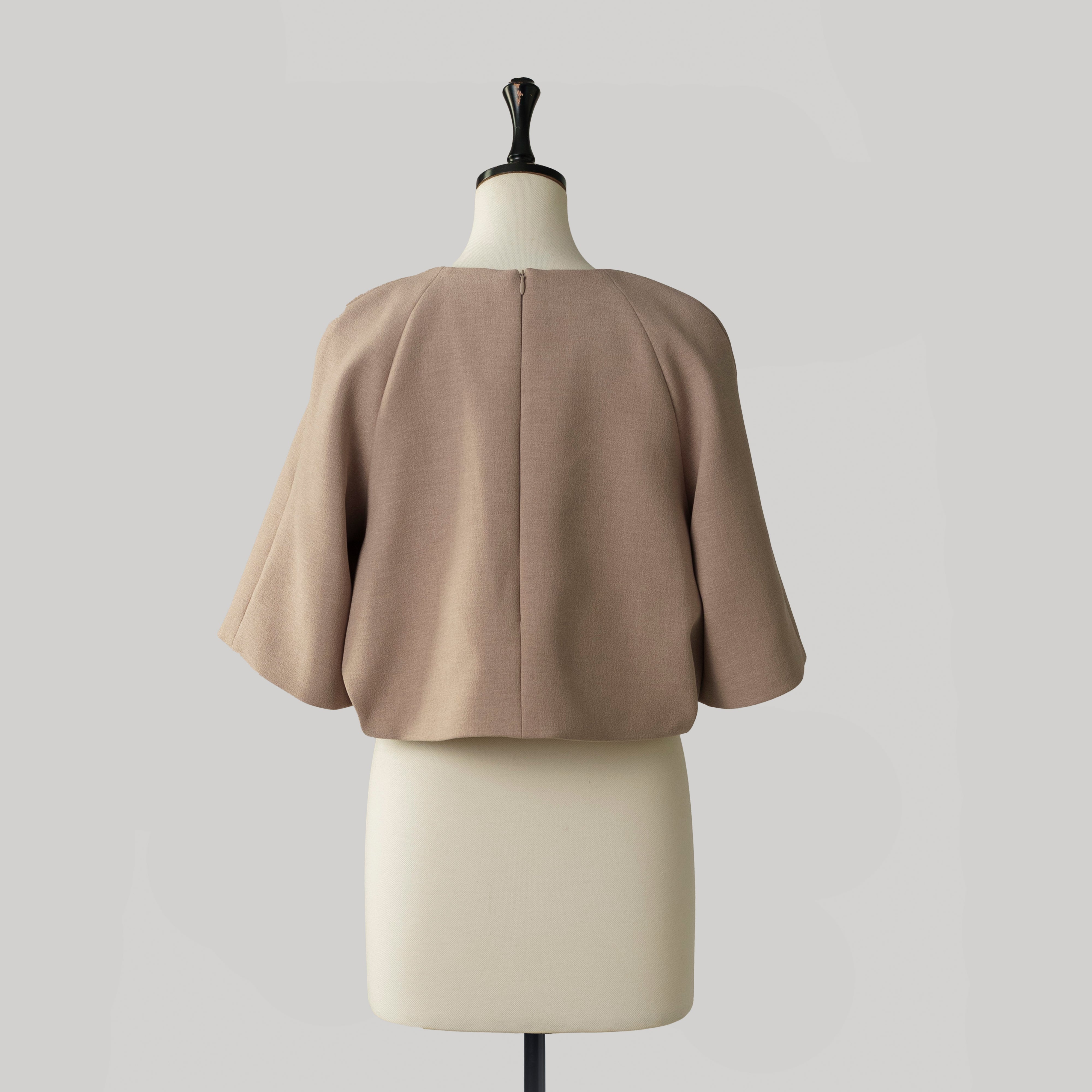 [予約] Pachman MELLOW BLOUSE  (BEG/GRAY)