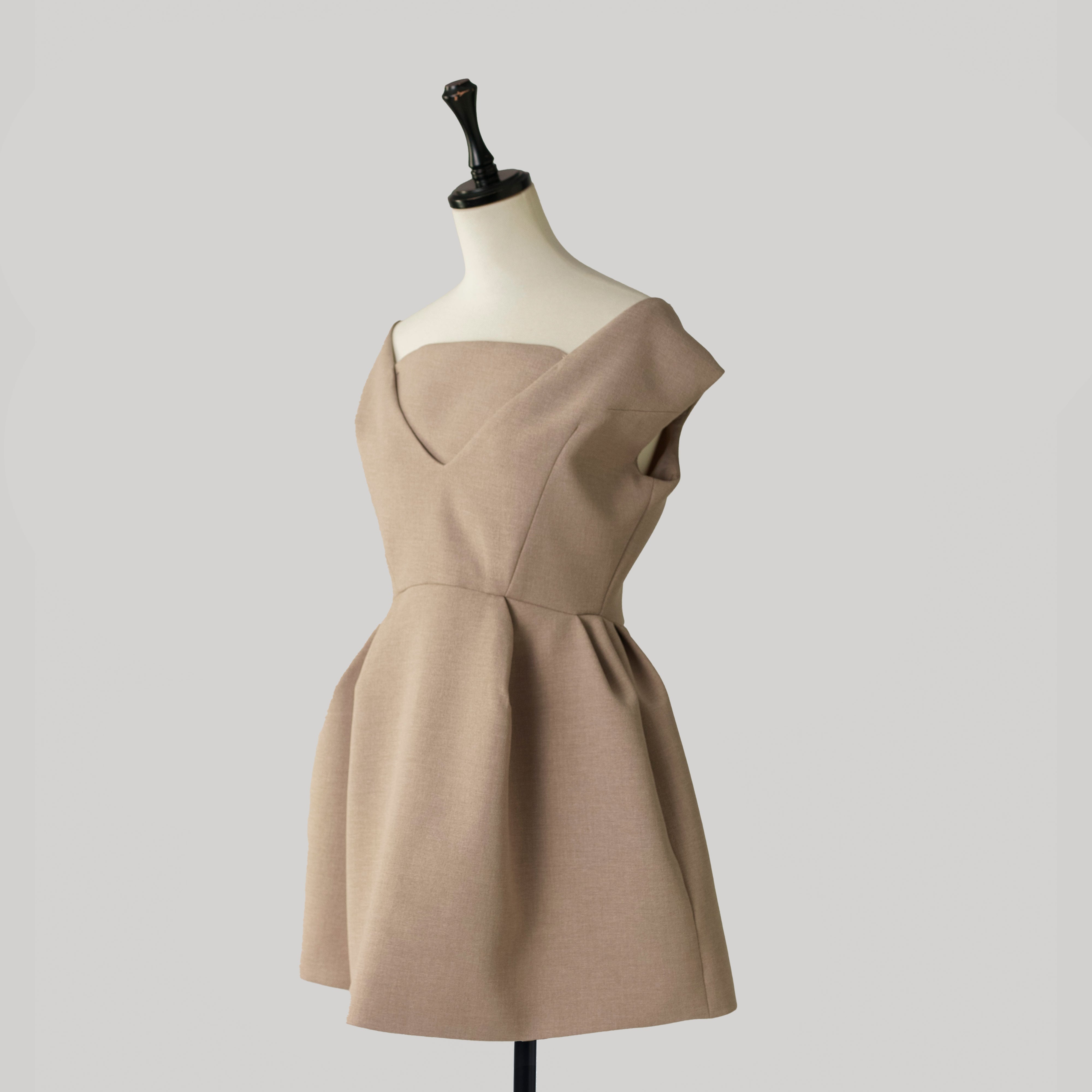 [予約] Pachman LADY PEPLUM (BEG/GRAY)