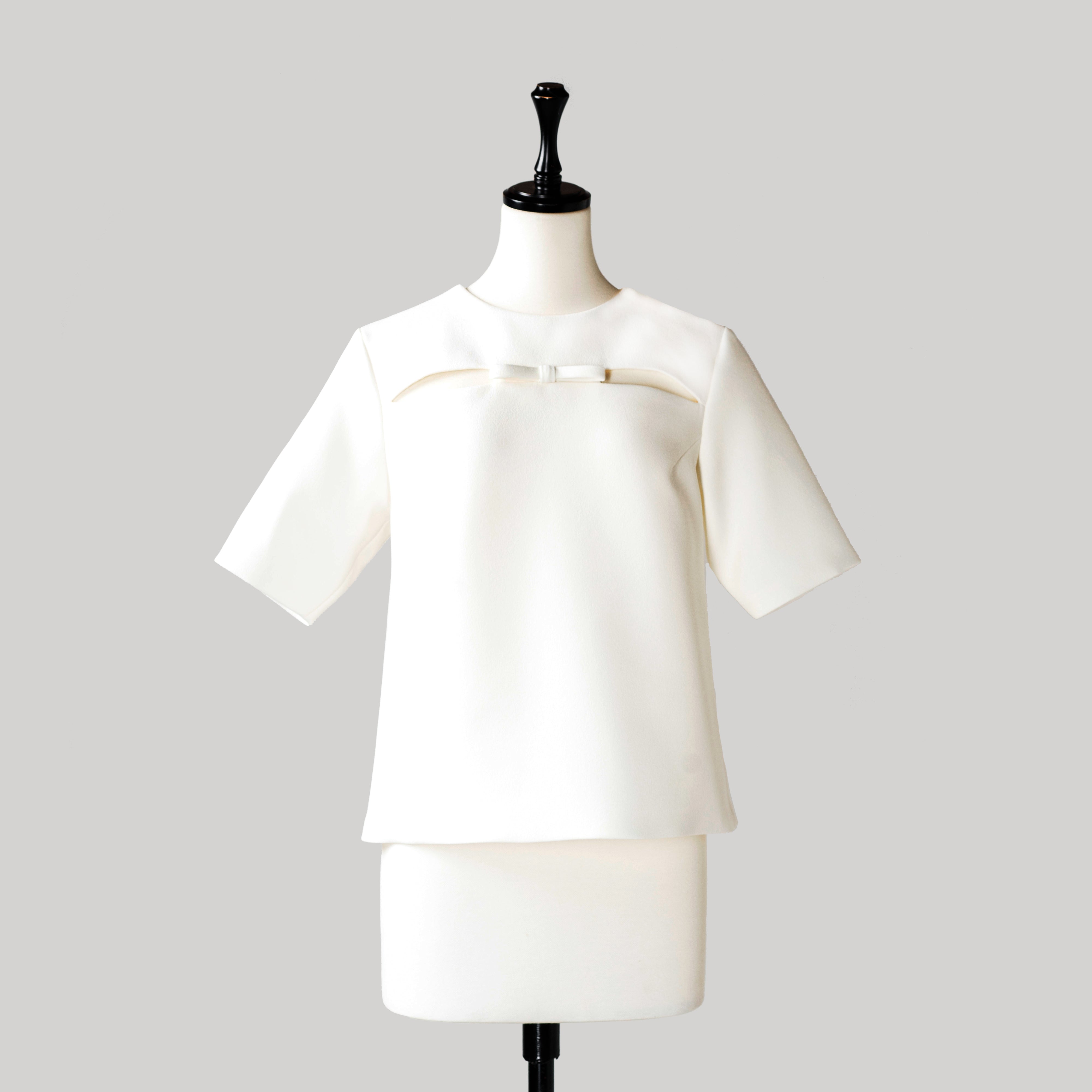 RIBBON SHORT SLEEVE